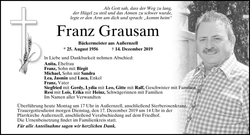 Franz Grausam Pnp Trauerportal